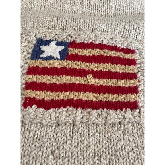 Marisa Christina Woman Size 1X Knitted By Hand Woven Sweater Cardigan Linen - Picture 4 of 11